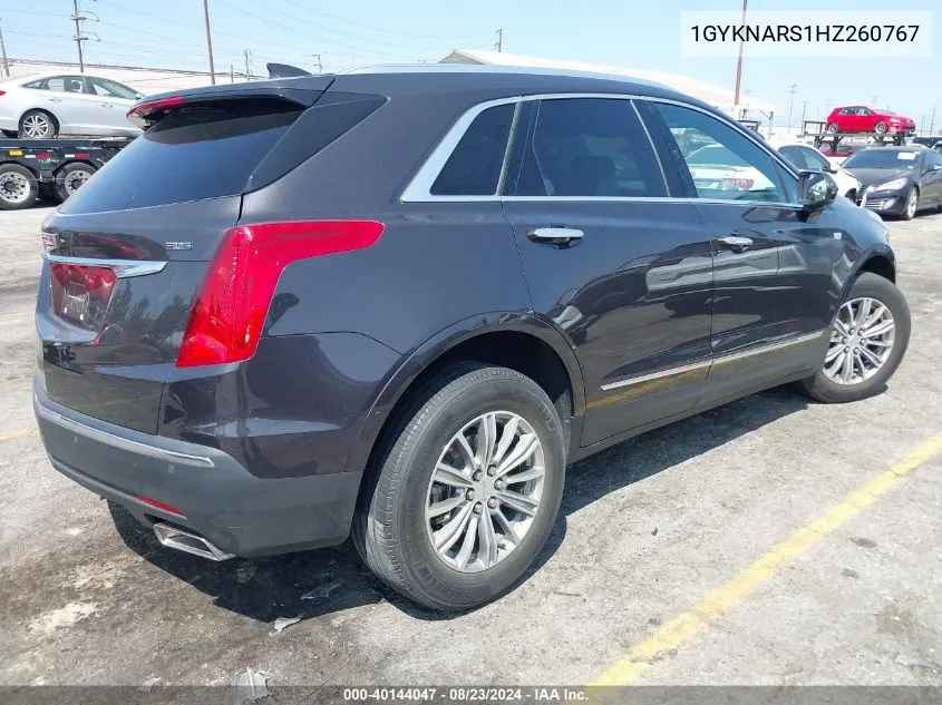 2017 Cadillac Xt5 Standard VIN: 1GYKNARS1HZ260767 Lot: 40144047