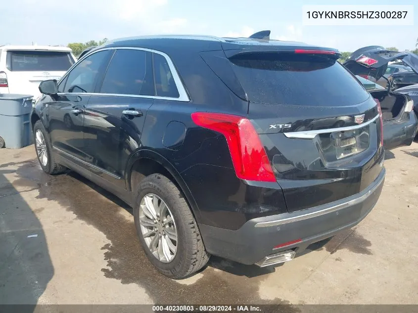 1GYKNBRS5HZ300287 2017 Cadillac Xt5 Luxury