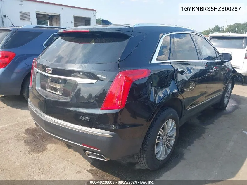 1GYKNBRS5HZ300287 2017 Cadillac Xt5 Luxury