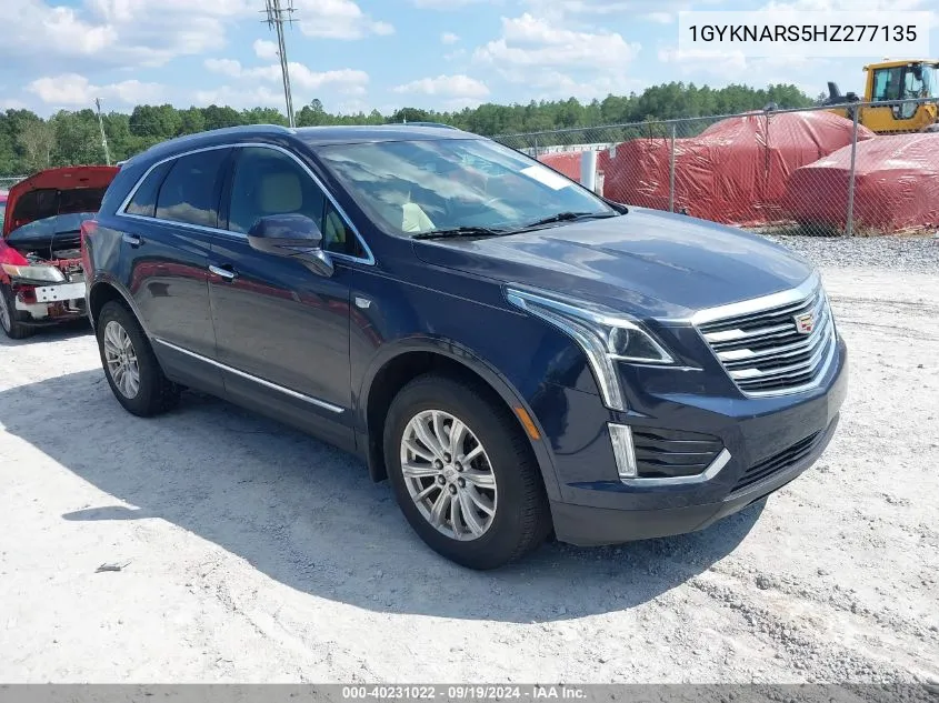 1GYKNARS5HZ277135 2017 Cadillac Xt5 Standard