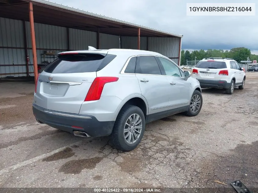 1GYKNBRS8HZ216044 2017 Cadillac Xt5 Luxury