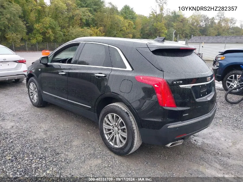 2017 Cadillac Xt5 Luxury VIN: 1GYKNDRS2HZ282357 Lot: 40333709