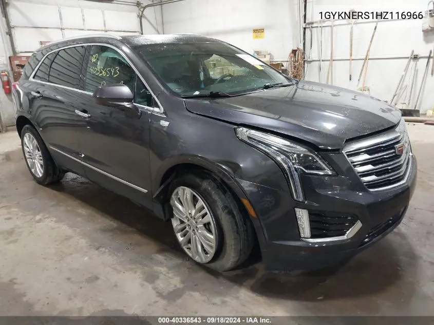 2017 Cadillac Xt5 Premium Luxury VIN: 1GYKNERS1HZ116966 Lot: 40336543