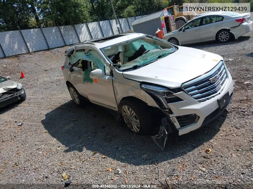 1GYKNERSXHZ129439 2017 Cadillac Xt5 Premium Luxury