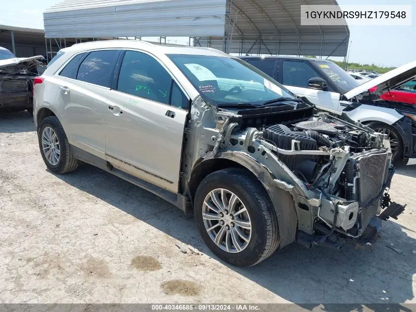 1GYKNDRS9HZ179548 2017 Cadillac Xt5 Luxury