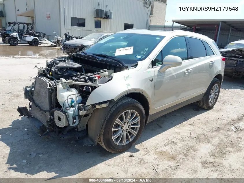 1GYKNDRS9HZ179548 2017 Cadillac Xt5 Luxury