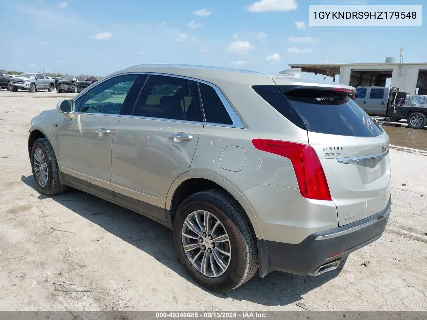 1GYKNDRS9HZ179548 2017 Cadillac Xt5 Luxury