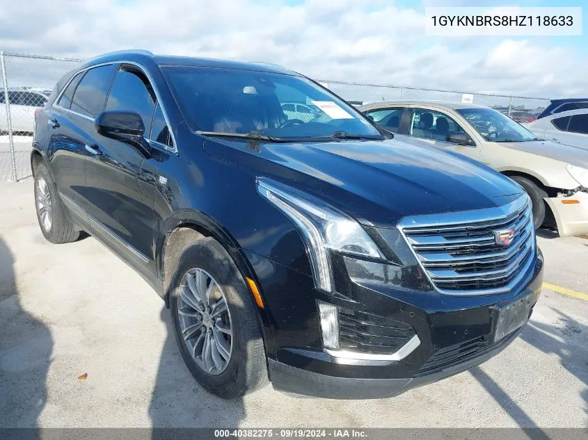 2017 Cadillac Xt5 Luxury VIN: 1GYKNBRS8HZ118633 Lot: 40382275