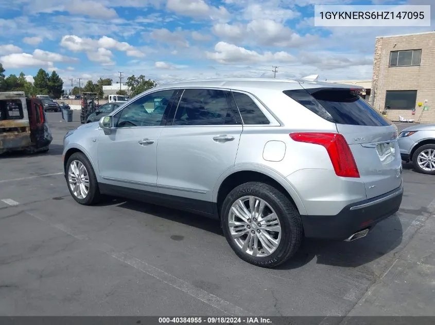 2017 Cadillac Xt5 Premium Luxury VIN: 1GYKNERS6HZ147095 Lot: 40384955