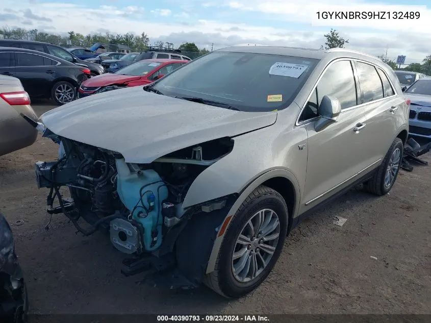 1GYKNBRS9HZ132489 2017 Cadillac Xt5 Luxury