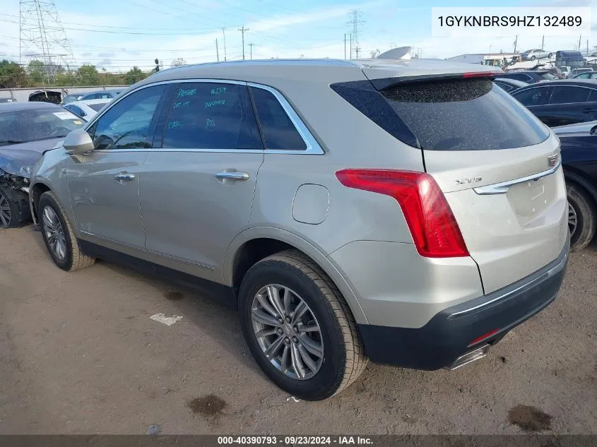 1GYKNBRS9HZ132489 2017 Cadillac Xt5 Luxury