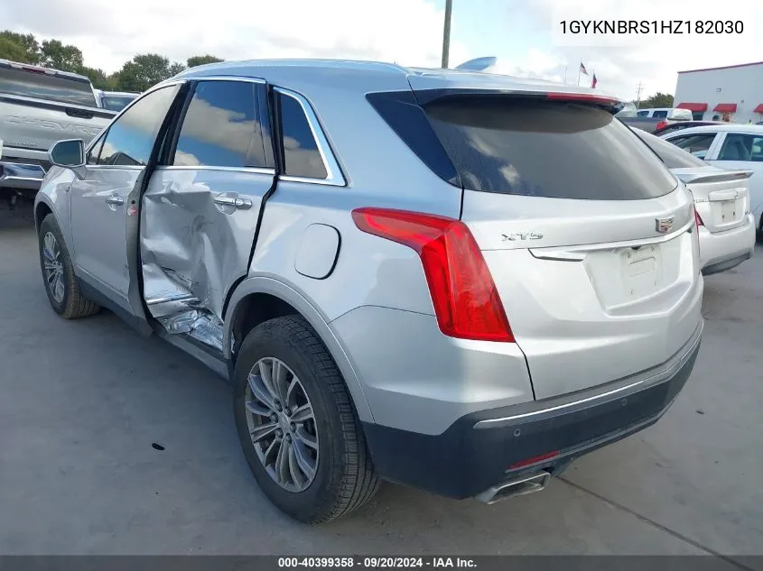 1GYKNBRS1HZ182030 2017 Cadillac Xt5 Luxury