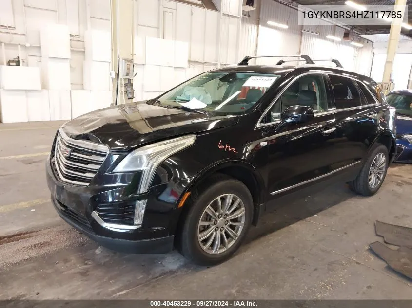 1GYKNBRS4HZ117785 2017 Cadillac Xt5 Luxury