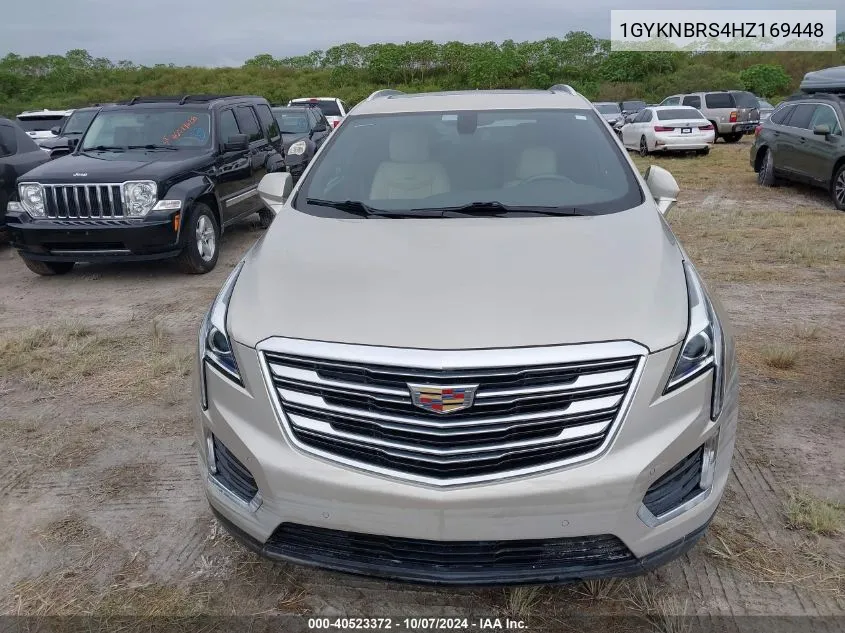 2017 Cadillac Xt5 Luxury VIN: 1GYKNBRS4HZ169448 Lot: 40523372