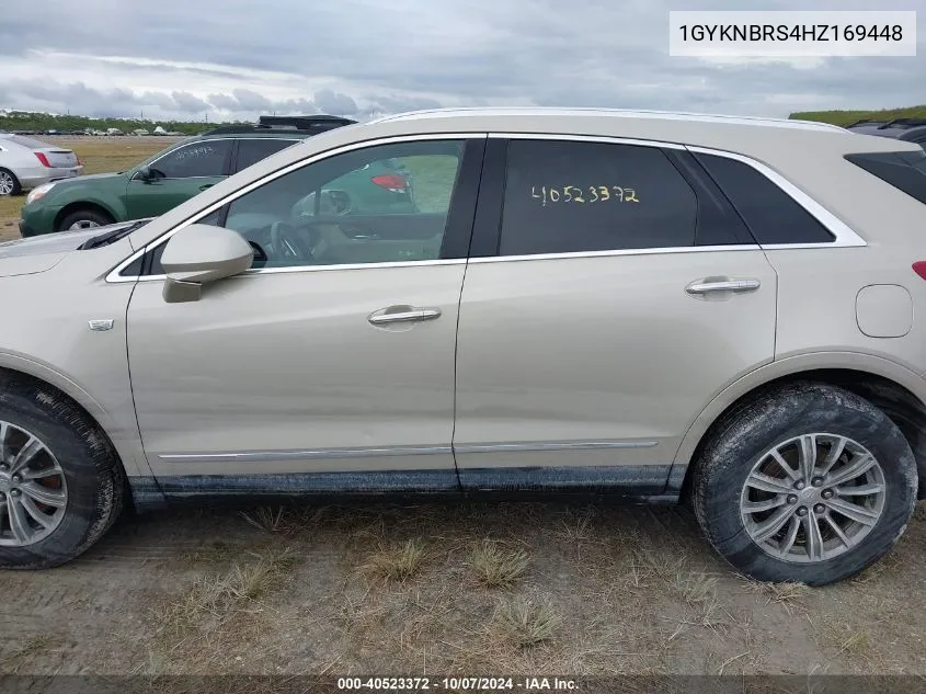 2017 Cadillac Xt5 Luxury VIN: 1GYKNBRS4HZ169448 Lot: 40523372