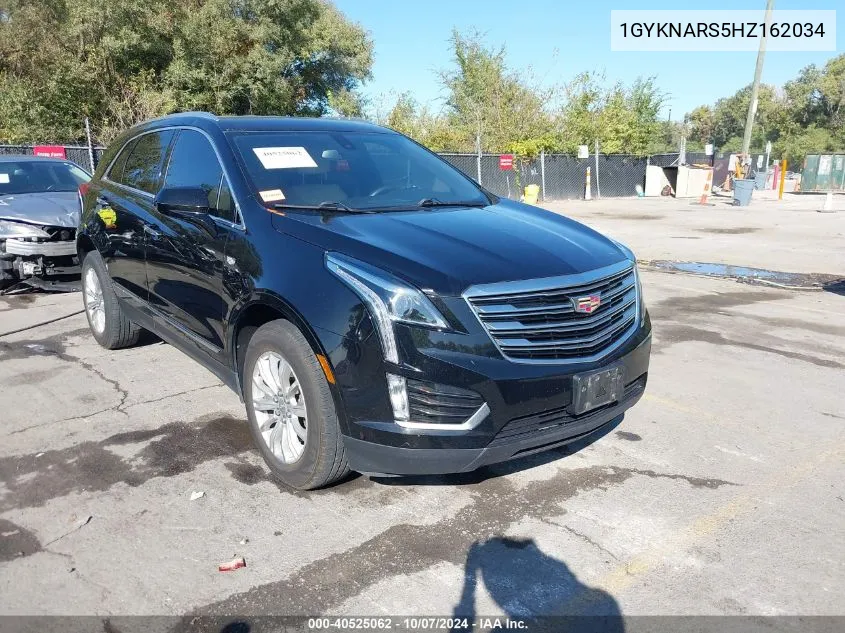 2017 Cadillac Xt5 Standard VIN: 1GYKNARS5HZ162034 Lot: 40525062