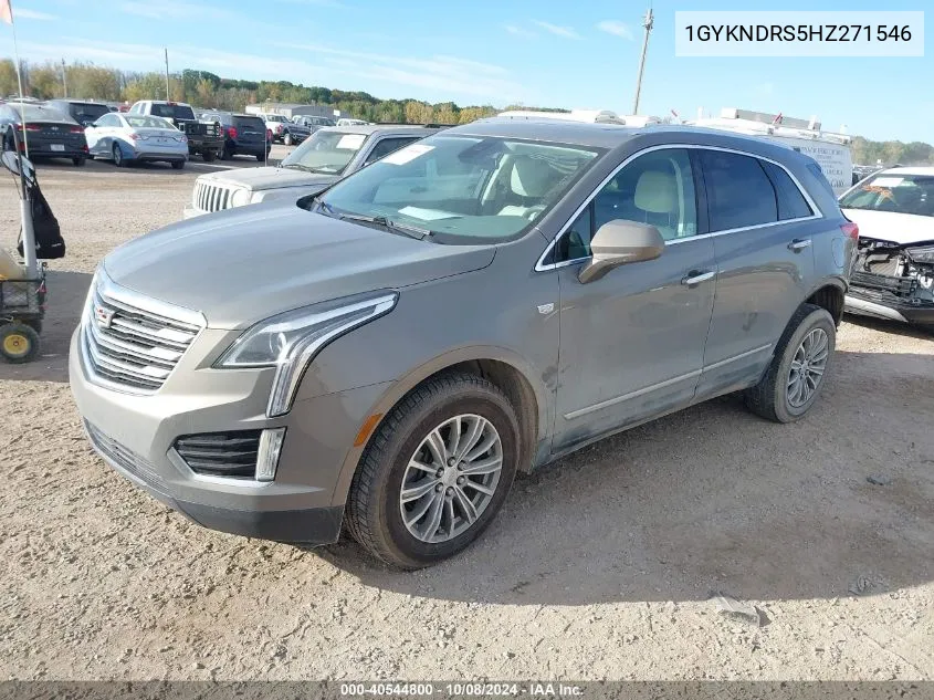 2017 Cadillac Xt5 Luxury VIN: 1GYKNDRS5HZ271546 Lot: 40544800