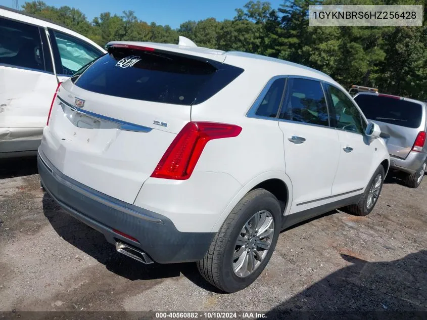 2017 Cadillac Xt5 Luxury VIN: 1GYKNBRS6HZ256428 Lot: 40560882