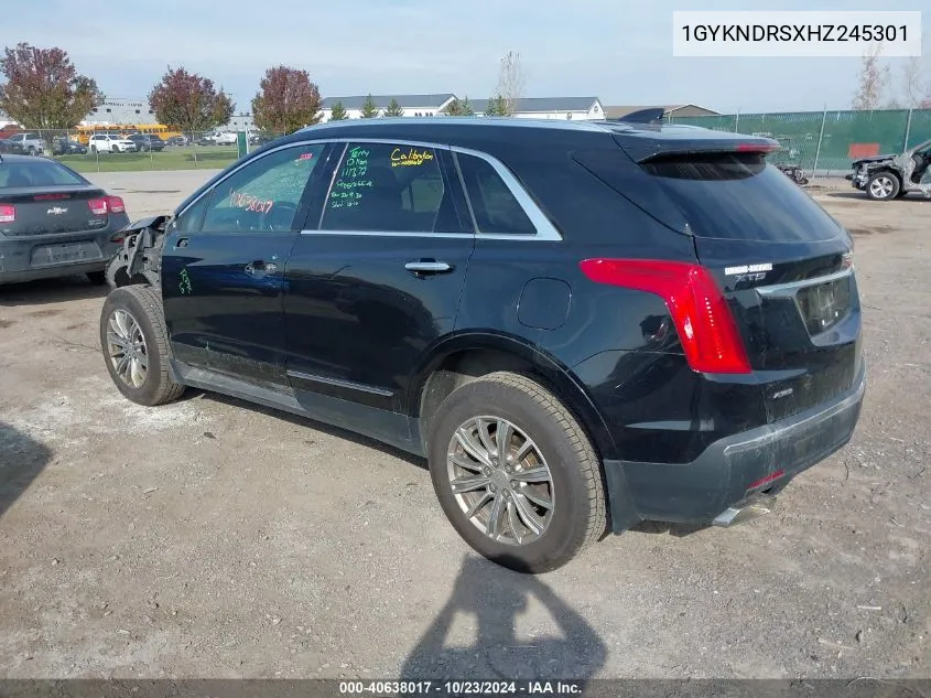 2017 Cadillac Xt5 Luxury VIN: 1GYKNDRSXHZ245301 Lot: 40638017