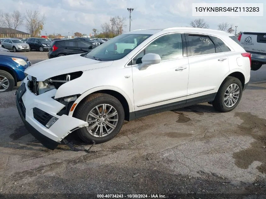 1GYKNBRS4HZ113283 2017 Cadillac Xt5 Luxury