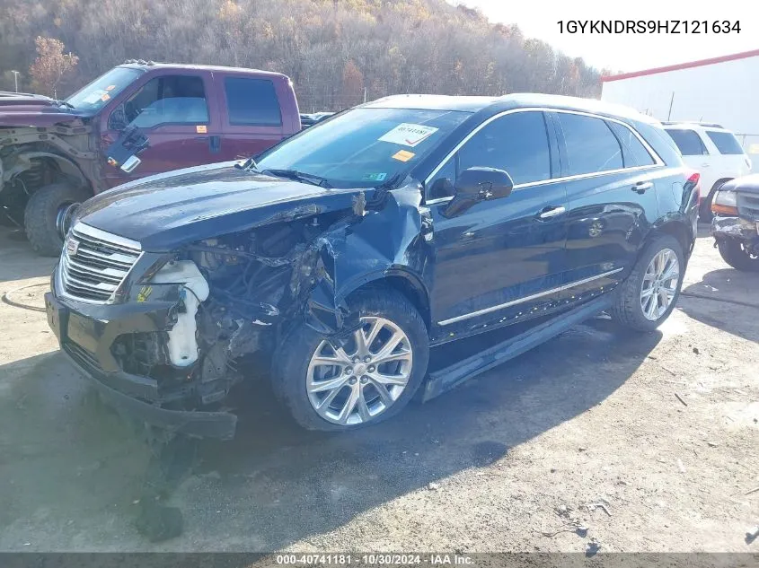 1GYKNDRS9HZ121634 2017 Cadillac Xt5 Luxury