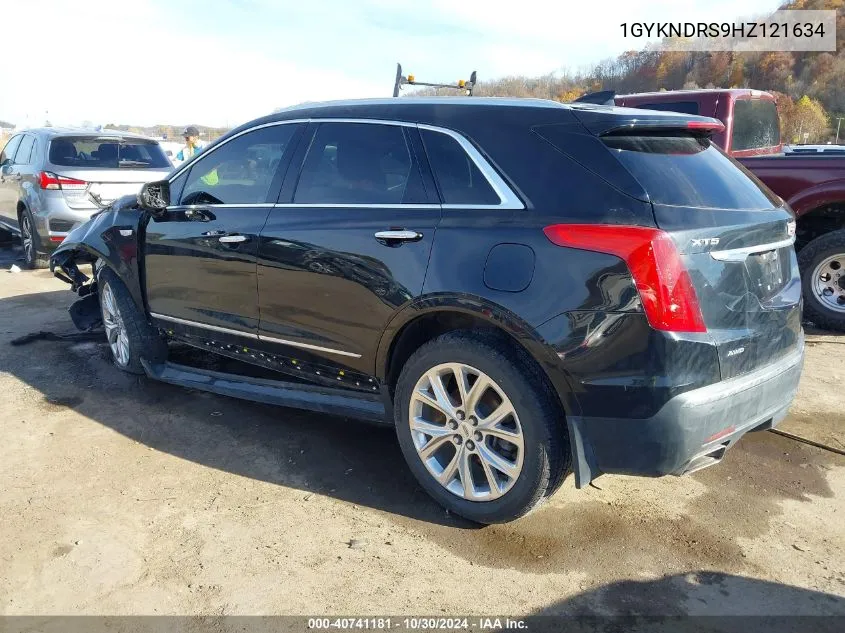 1GYKNDRS9HZ121634 2017 Cadillac Xt5 Luxury