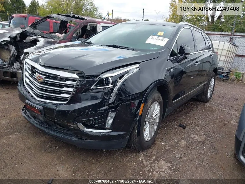 2017 Cadillac Xt5 Standard VIN: 1GYKNARS6HZ249408 Lot: 40760482