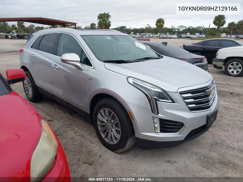 2017 Cadillac Xt5 Luxury VIN: 1GYKNDRS9HZ129166 Lot: 40877333