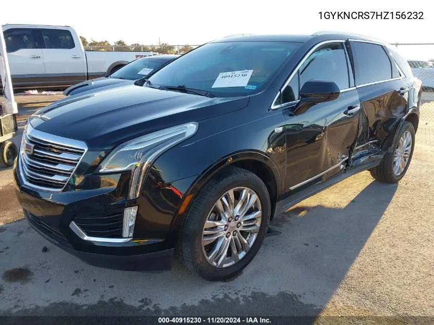 2017 Cadillac Xt5 Premium Luxury VIN: 1GYKNCRS7HZ156232 Lot: 40915230