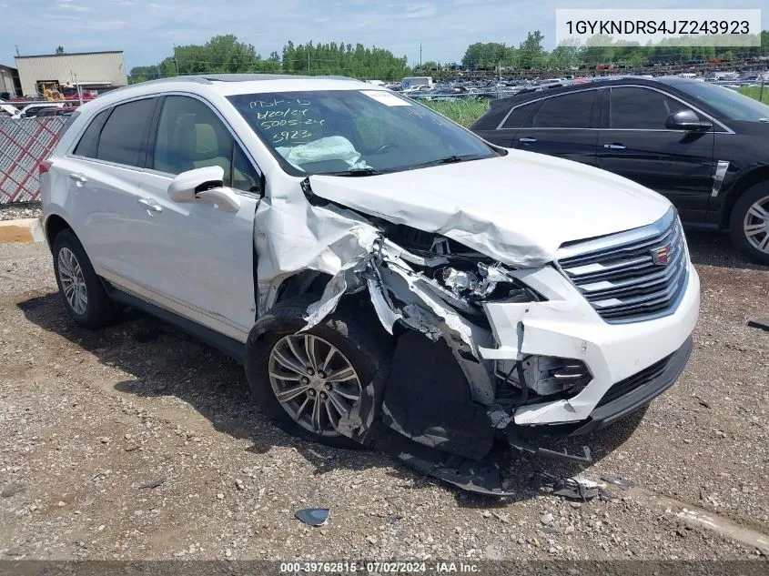 1GYKNDRS4JZ243923 2018 Cadillac Xt5 Luxury