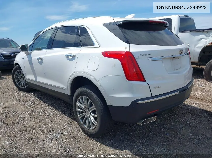 1GYKNDRS4JZ243923 2018 Cadillac Xt5 Luxury