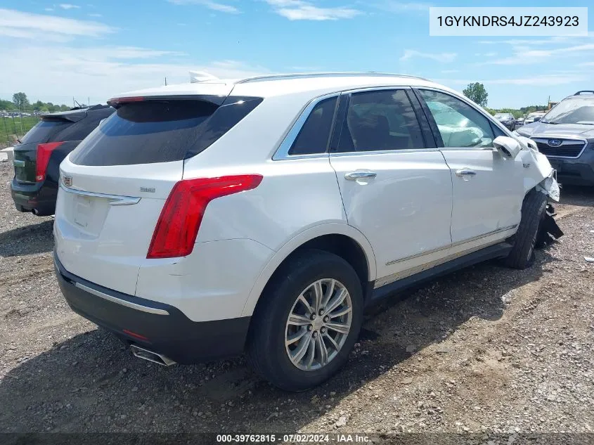 1GYKNDRS4JZ243923 2018 Cadillac Xt5 Luxury