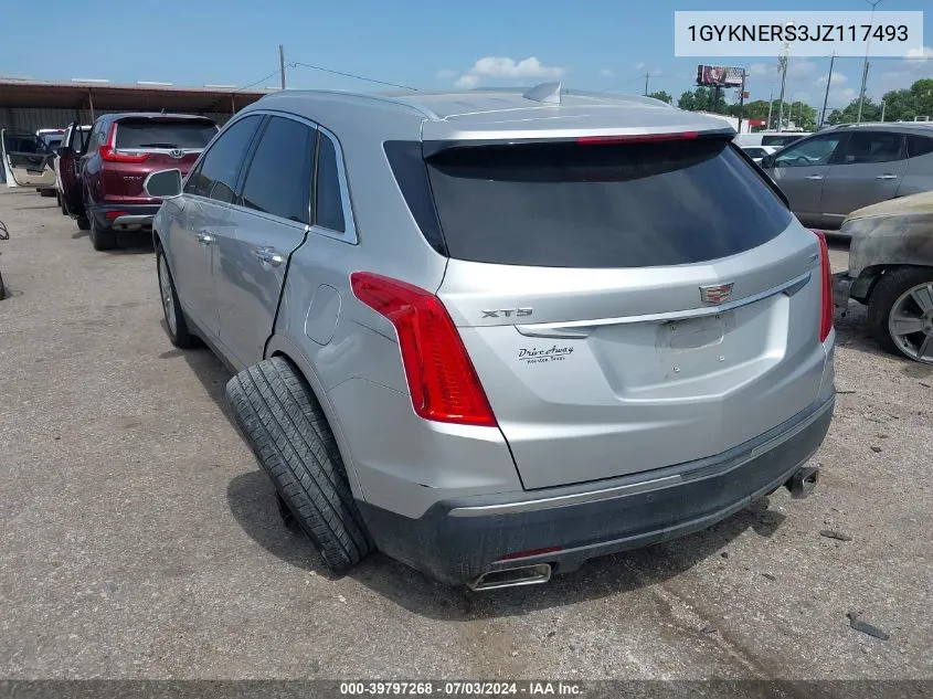 2018 Cadillac Xt5 Premium Luxury VIN: 1GYKNERS3JZ117493 Lot: 39797268