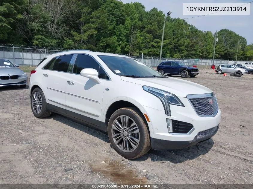 2018 Cadillac Xt5 Premium Luxury VIN: 1GYKNFRS2JZ213914 Lot: 39845590