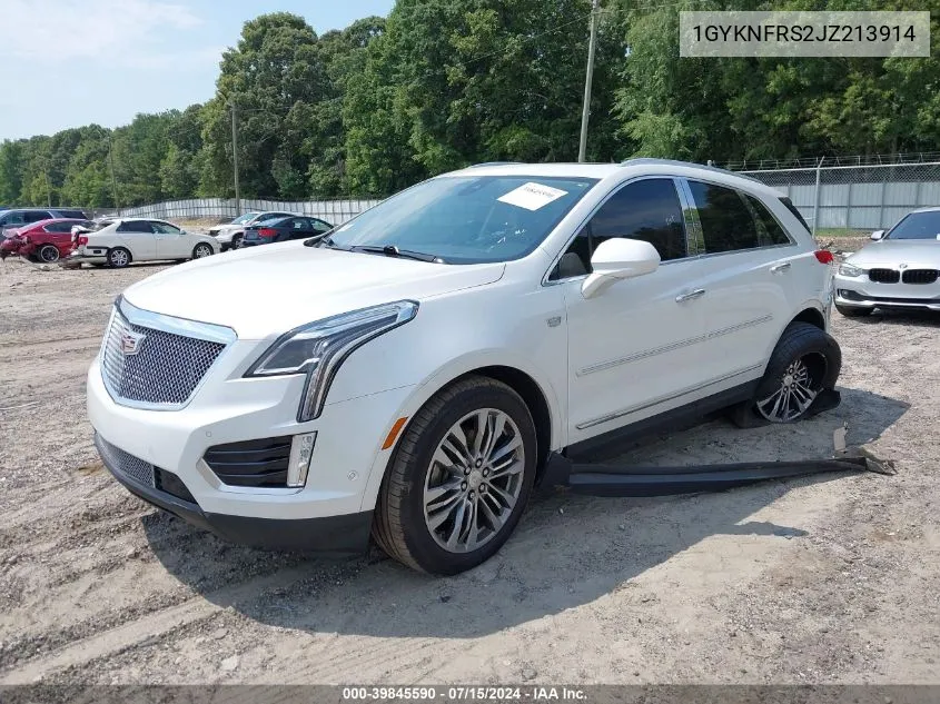 1GYKNFRS2JZ213914 2018 Cadillac Xt5 Premium Luxury