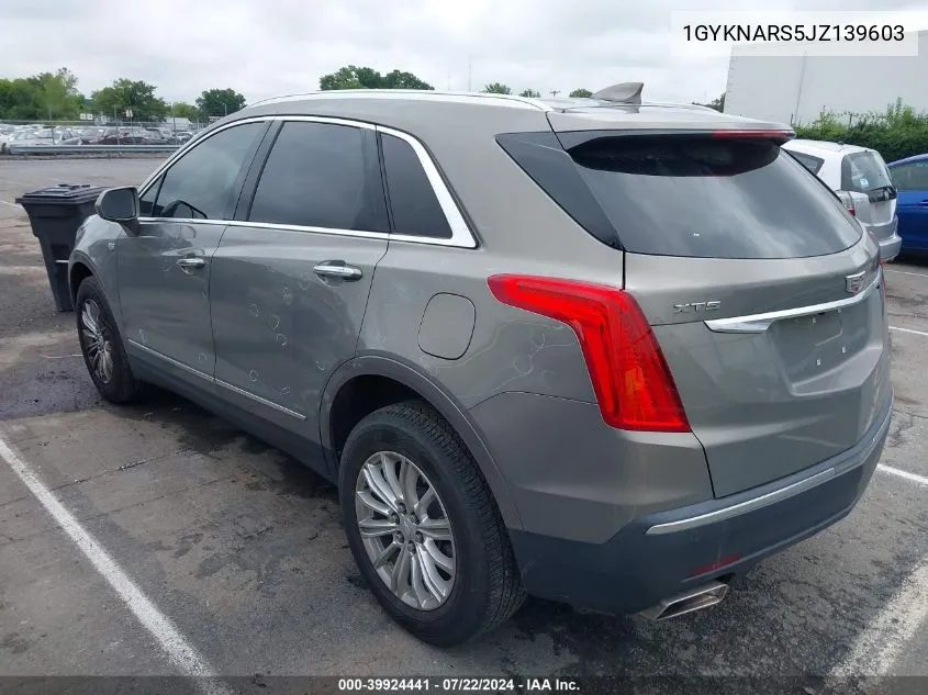 1GYKNARS5JZ139603 2018 Cadillac Xt5 Standard