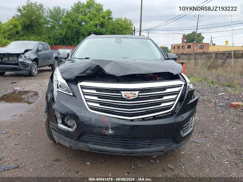 1GYKNDRS8JZ193222 2018 Cadillac Xt5 Luxury