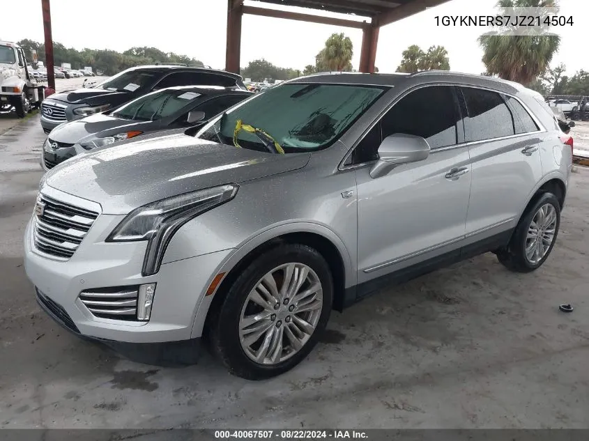 1GYKNERS7JZ214504 2018 Cadillac Xt5 Premium Luxury