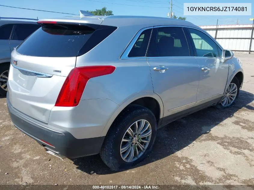 1GYKNCRS6JZ174081 2018 Cadillac Xt5 Luxury