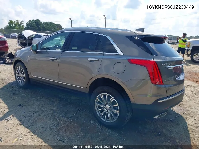 2018 Cadillac Xt5 Luxury VIN: 1GYKNCRS0JZ230449 Lot: 40119452