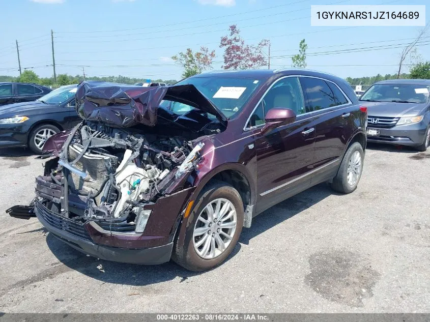 2018 Cadillac Xt5 Standard VIN: 1GYKNARS1JZ164689 Lot: 40122263