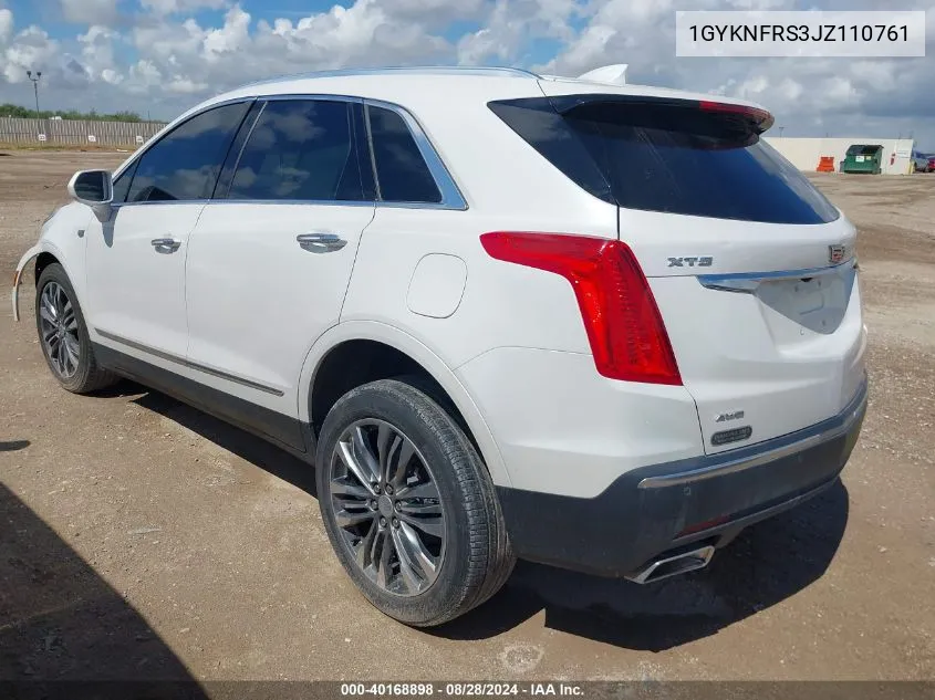 1GYKNFRS3JZ110761 2018 Cadillac Xt5 Premium Luxury