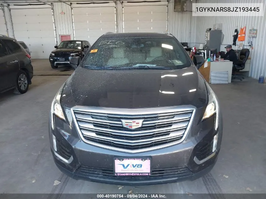 2018 Cadillac Xt5 VIN: 1GYKNARS8JZ193445 Lot: 40190754