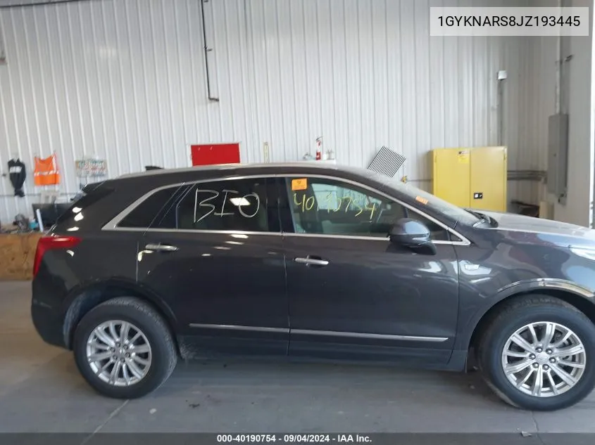 1GYKNARS8JZ193445 2018 Cadillac Xt5