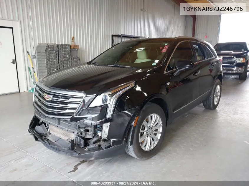 2018 Cadillac Xt5 Standard VIN: 1GYKNARS7JZ246796 Lot: 40203937