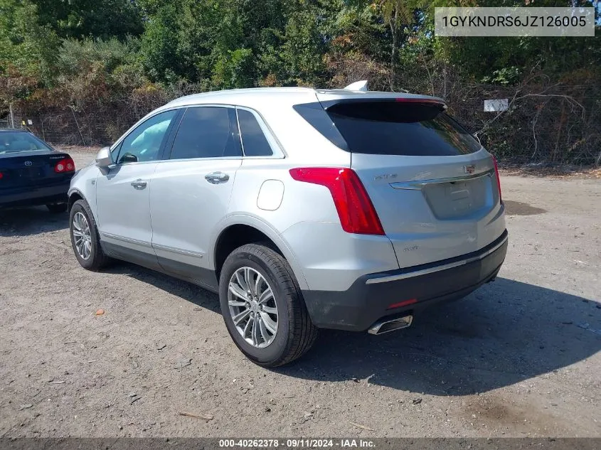 1GYKNDRS6JZ126005 2018 Cadillac Xt5 Luxury