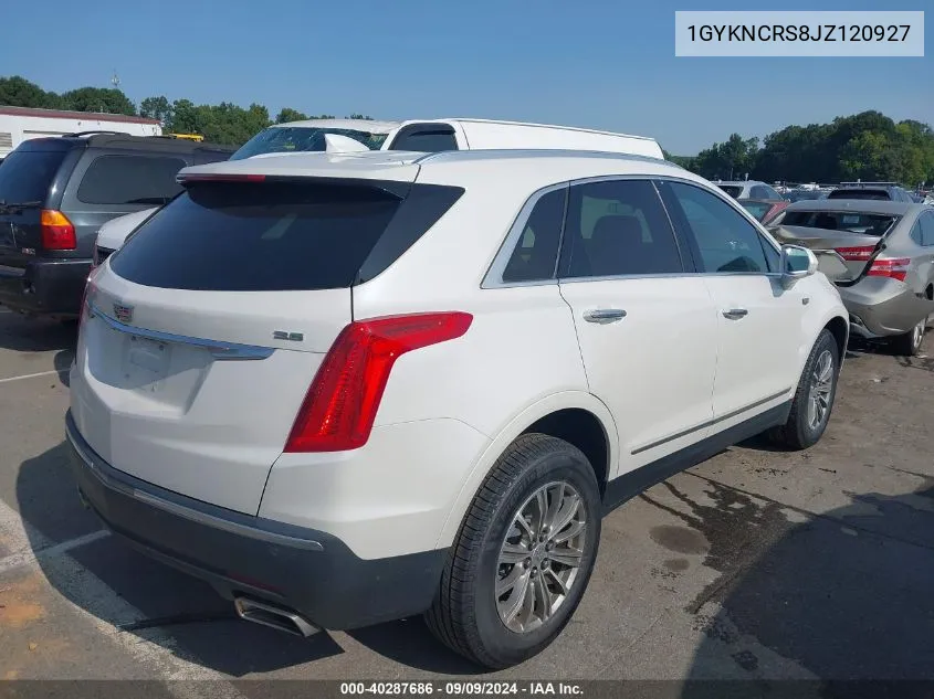 2018 Cadillac Xt5 Luxury VIN: 1GYKNCRS8JZ120927 Lot: 40287686