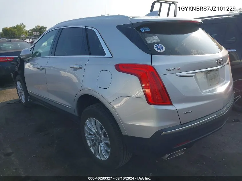 2018 Cadillac Xt5 Standard VIN: 1GYKNBRS7JZ101229 Lot: 40289327