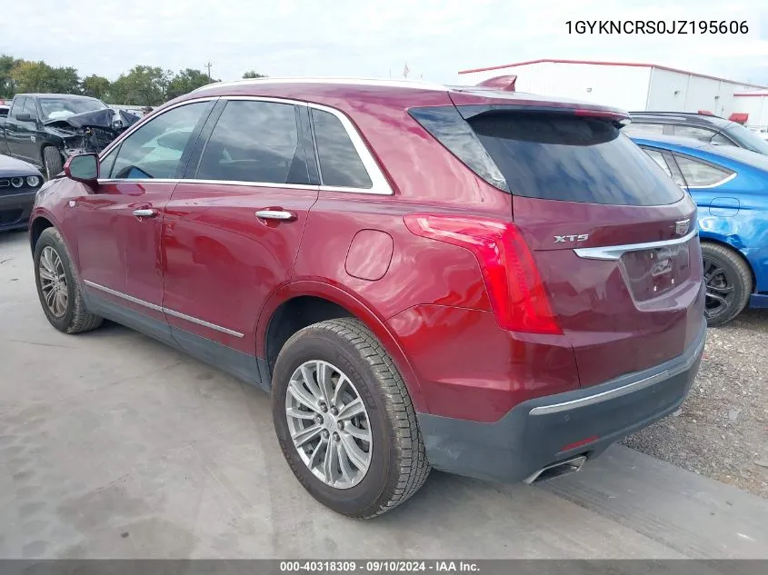 2018 Cadillac Xt5 Luxury VIN: 1GYKNCRS0JZ195606 Lot: 40318309