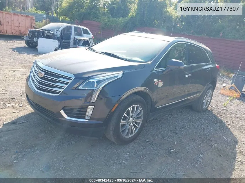 1GYKNCRSXJZ177307 2018 Cadillac Xt5 Luxury